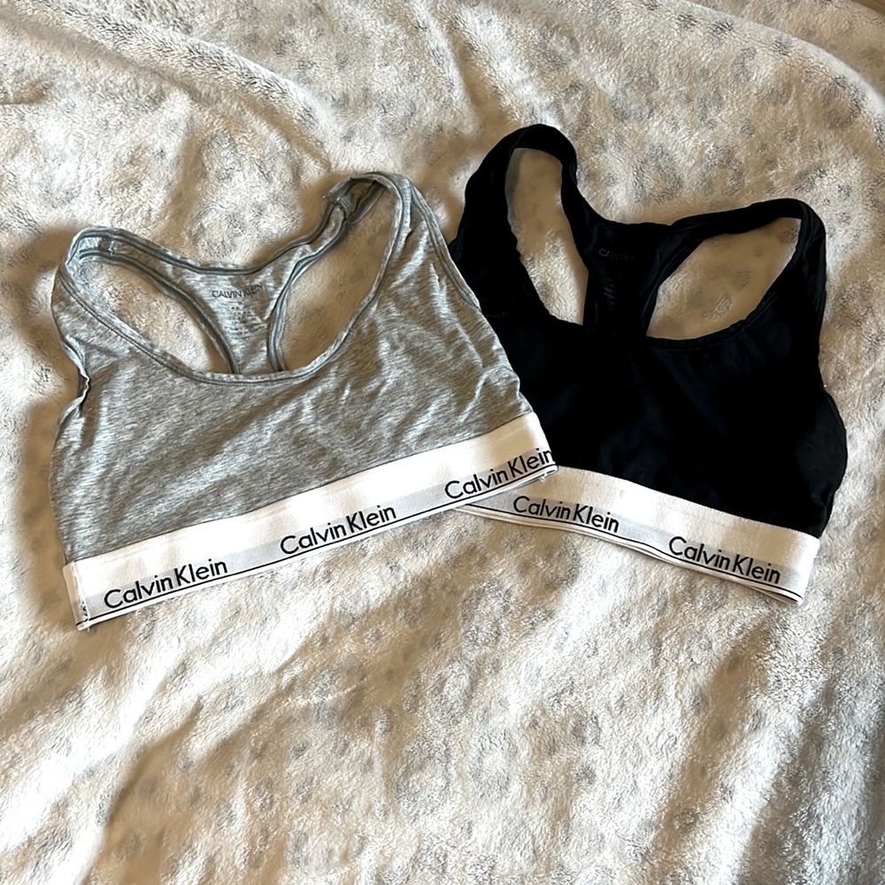 Set of two Calvin Klein bralettes